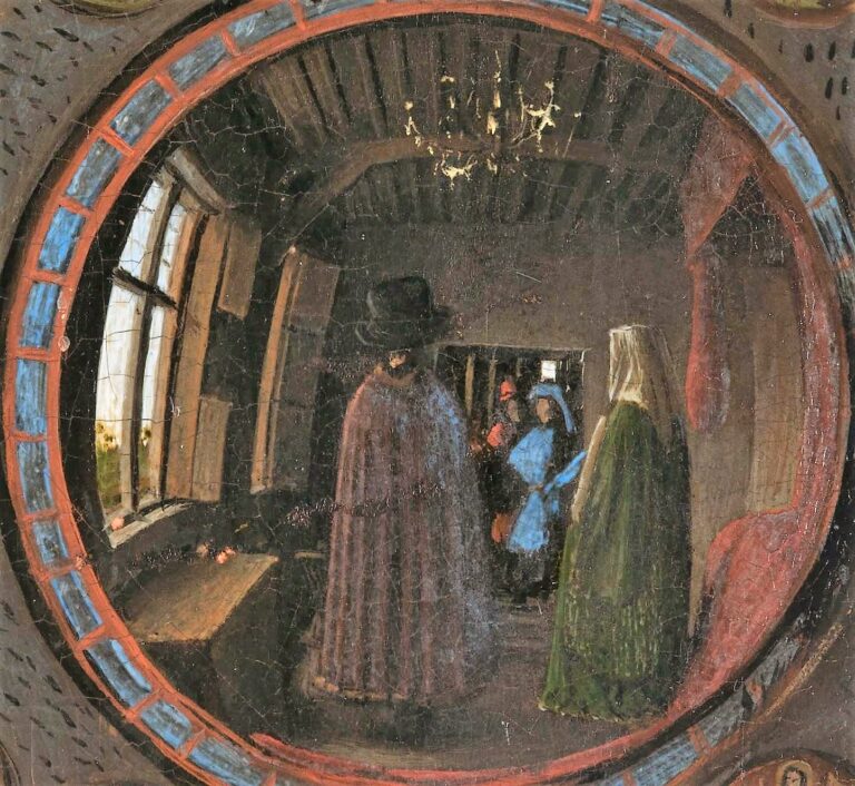 1 Les Epoux dits Arnolfini 1 2 symbolisme moléculaire Van Eyck