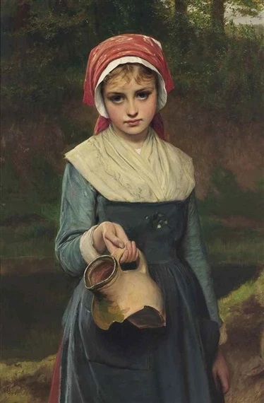 1875 Charles Sillem Lidderdale la cruche cassee A