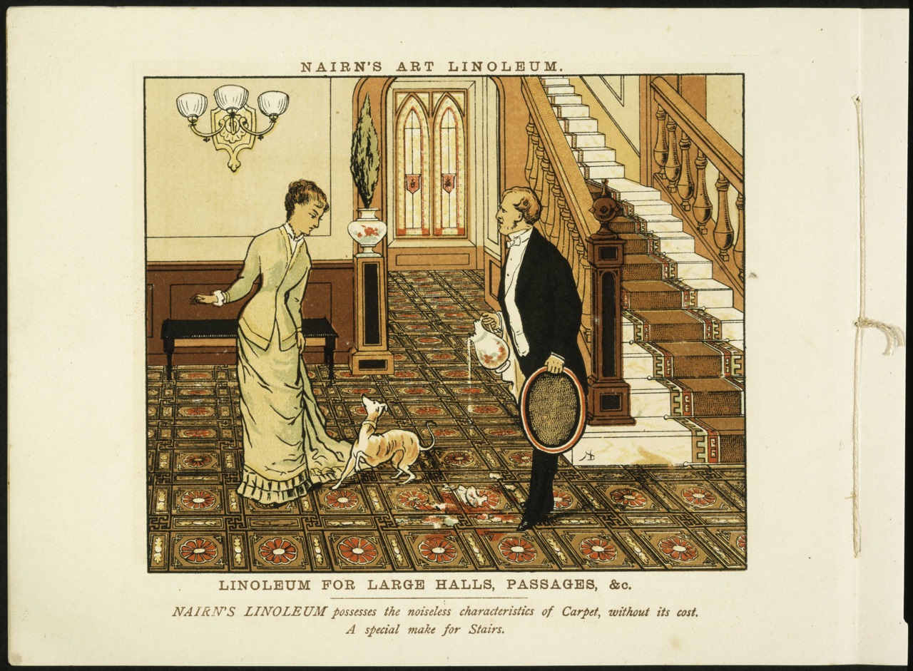 1878 Nairn's_Art_Linoleum lexander Turnbull Library, Wellington