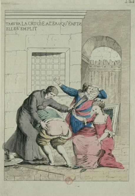 Beaumarchais-fesse-par-un-lazariste Bibliotheque de l'Arsenal
