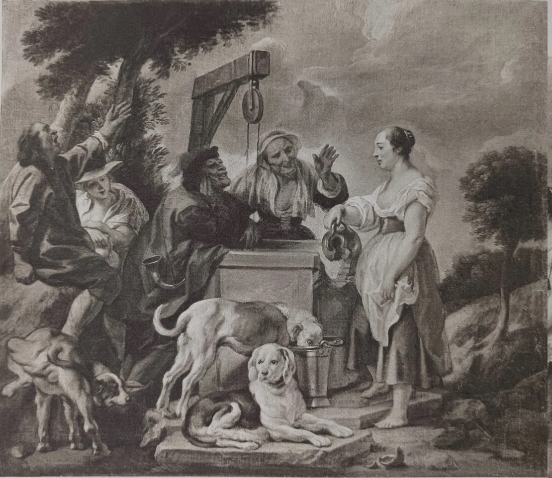 Jordaens la cruche cassée ancienne cillection Steengracht