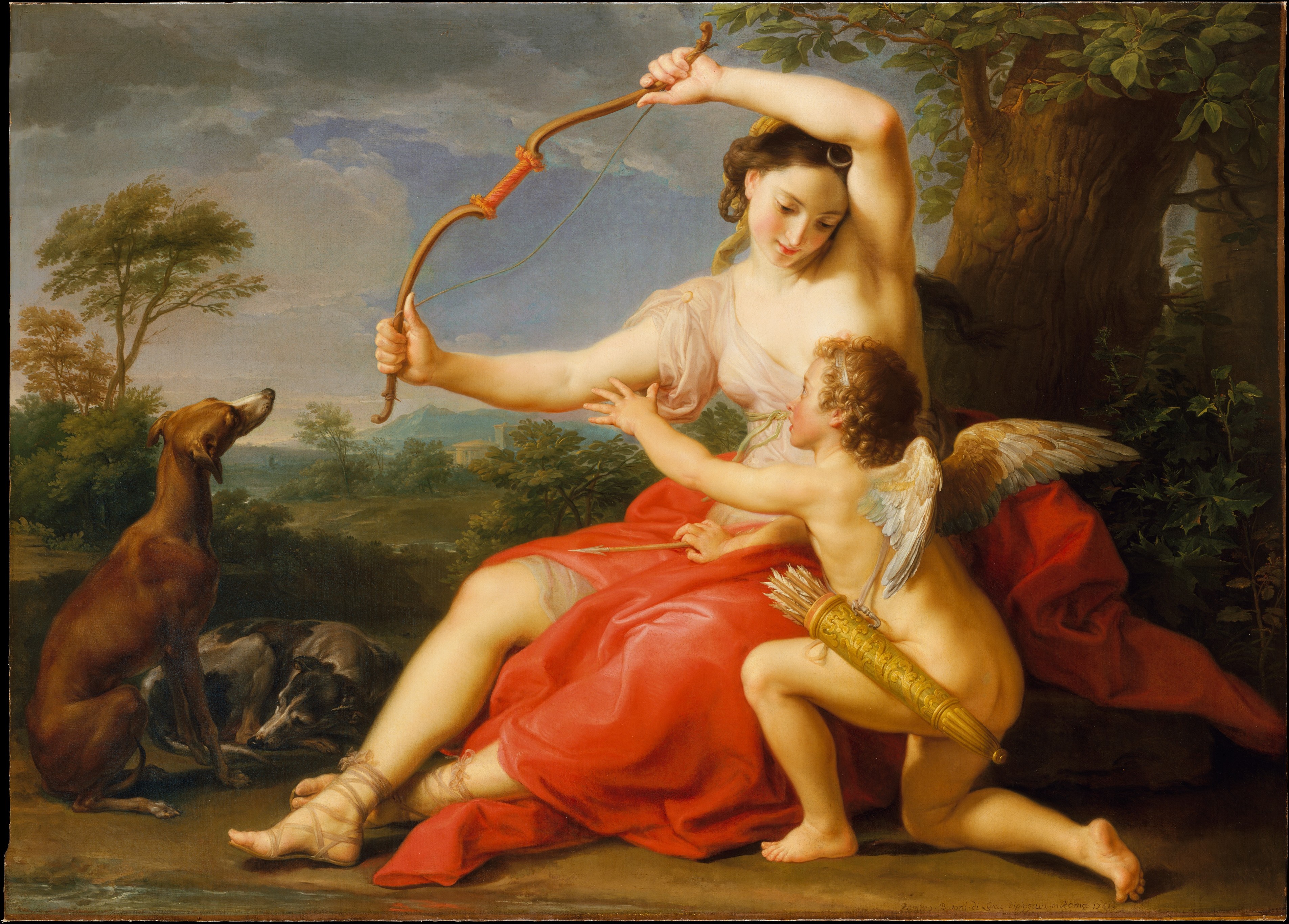 Diana and Cupid Pompeo Batoni 1761 MET