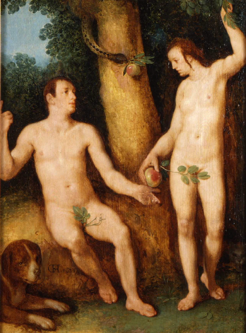 1625_Haarlem_Cornelis_Van_Adam et Eve Quimper