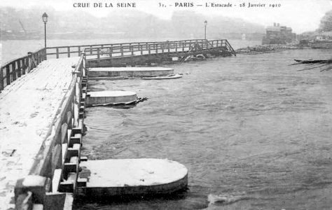 estacade inondation 1910