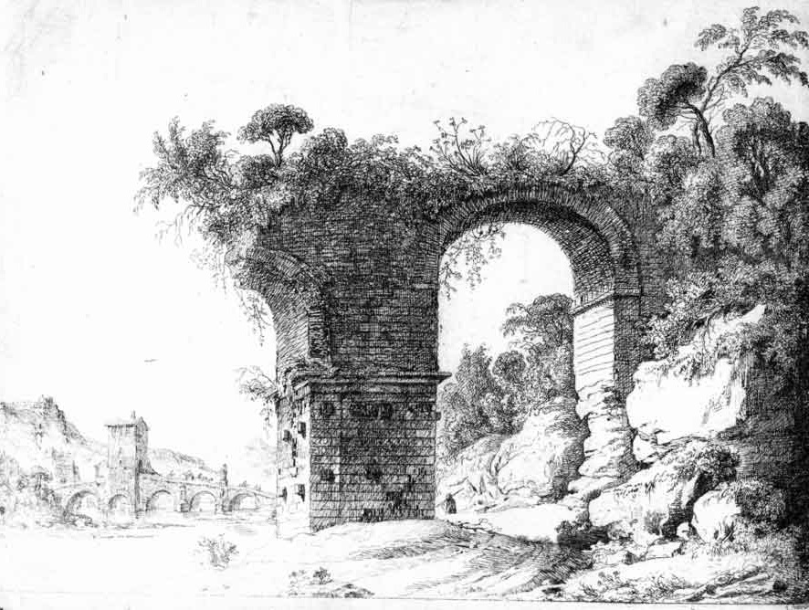 1770 Weirotter Pont de Narni retourné
