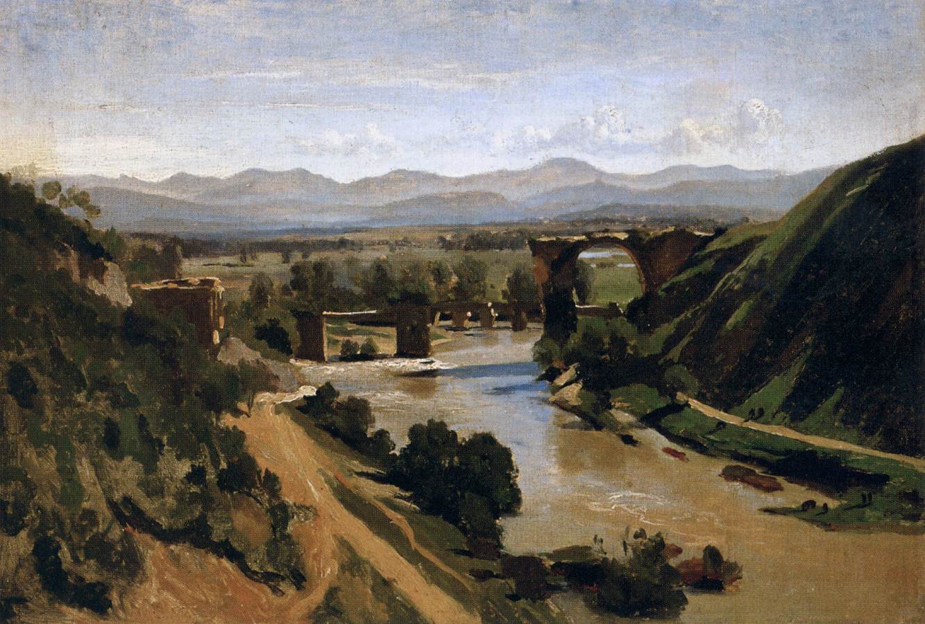 1826-Corot_Pont de Narni