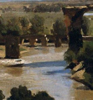 1826-Corot_Pont de Narni_piles
