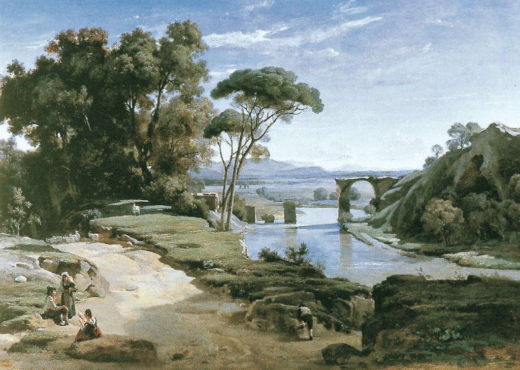1827-Corot-Pont de Narni - Salon