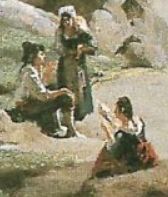 1827-Corot-Pont de Narni personnages gauche