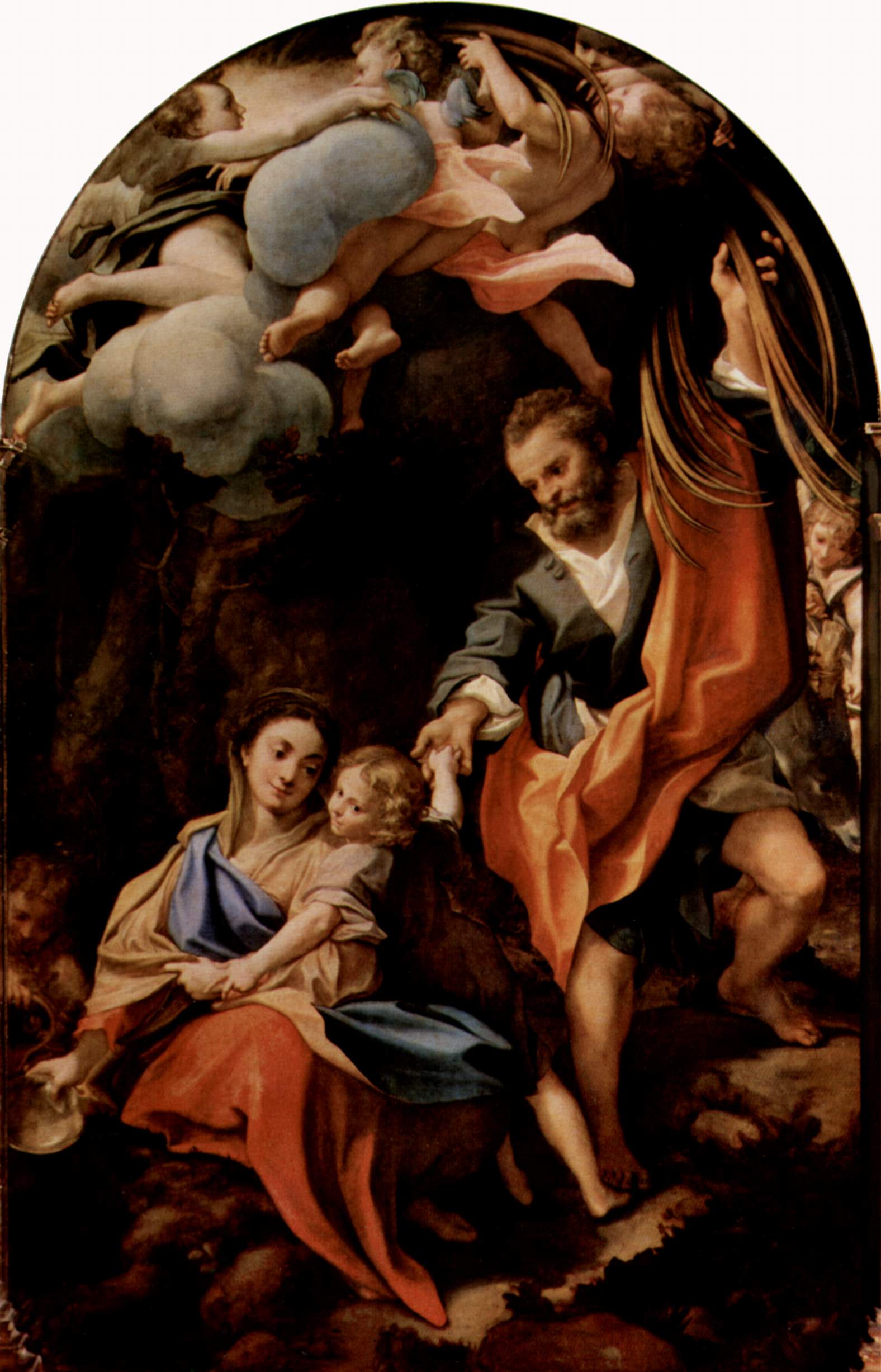 Vierge à la coupe (Madonna della Scodella), Corrège, 1528-30, Galerie nationale de Parme