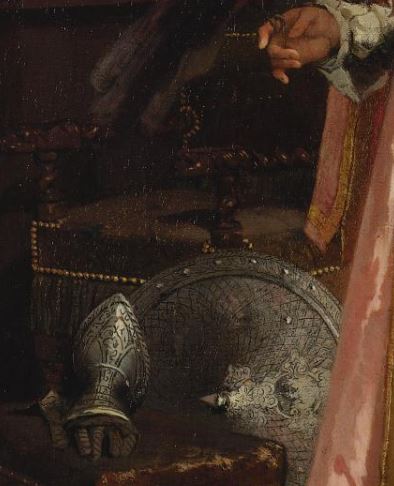 Adrien De Boucherville  Son perroquet chéri 1872 détail