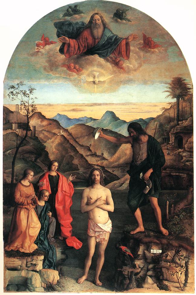 Bellini 1500-02 battesimo_di_cristo Santa Corona, Vicenza