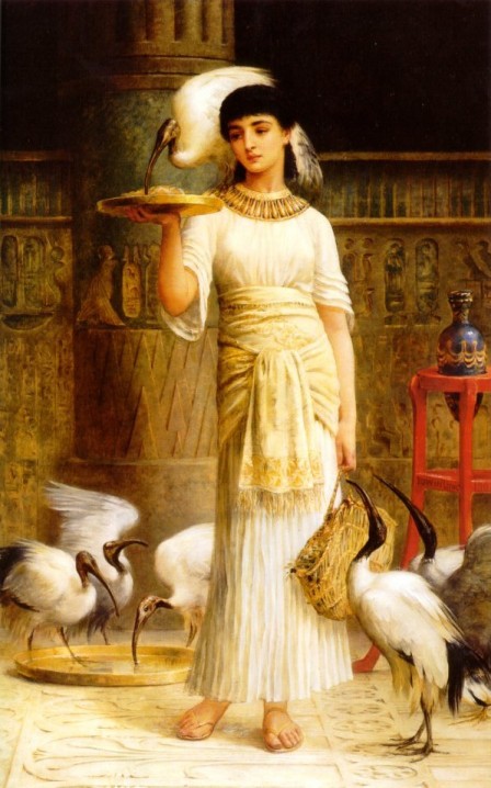 Edwin Long_Alethe_Attendant_of_the_Sacred_Ibis_in_the_Temple_of_Isis_f