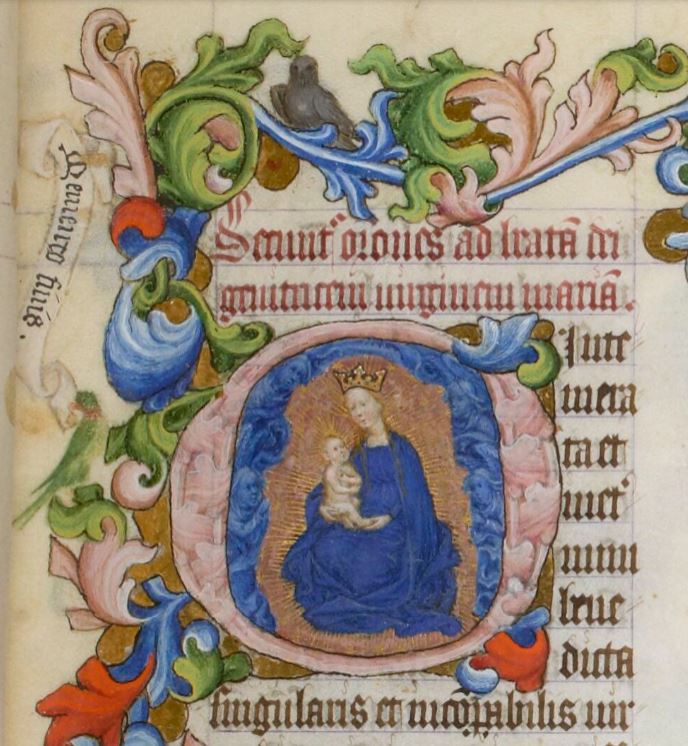 Liber precum, Anglais, 1415-40 BNF Latin 1196 fol 113v detail