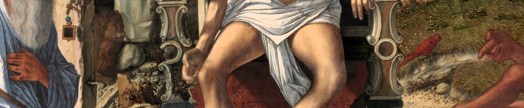 carpaccio 1490 ca Meditation sur la Passion National Gallery detail 1