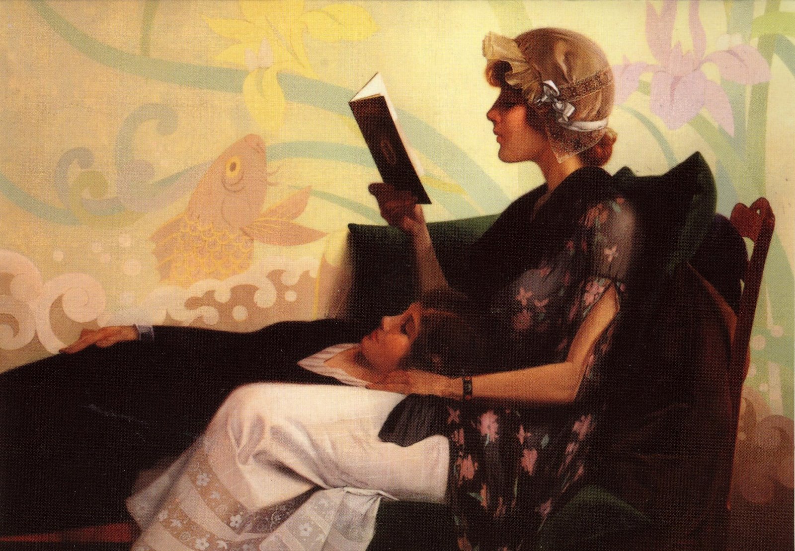 Harry Wilson Watrous Just a Couple of Girls, 1915 Brooklyn Museum