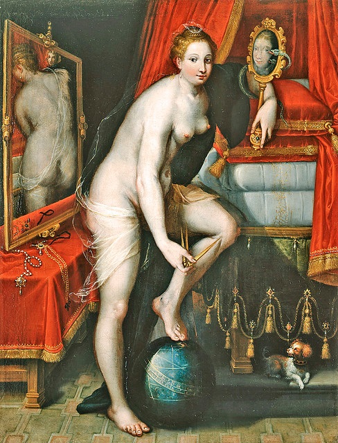 Lavinia Fontana 1590 ac Allegorie de la Prudence coll priv Monaco