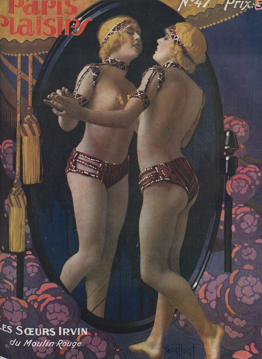 Les sœurs Irvin du Moulin-Rouge, Paris-plaisirs n°47, mai 1926