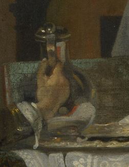 Ludolf de Jongh Le verre refuse 1650-55 National Gallery pichet