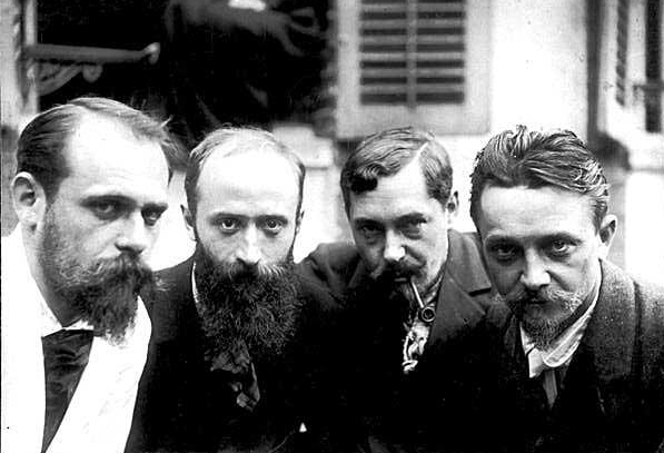 Ker-Xavier_Roussel,_Édouard_Vuillard,_Romain_Coolus,_Felix_Vallotton_1899