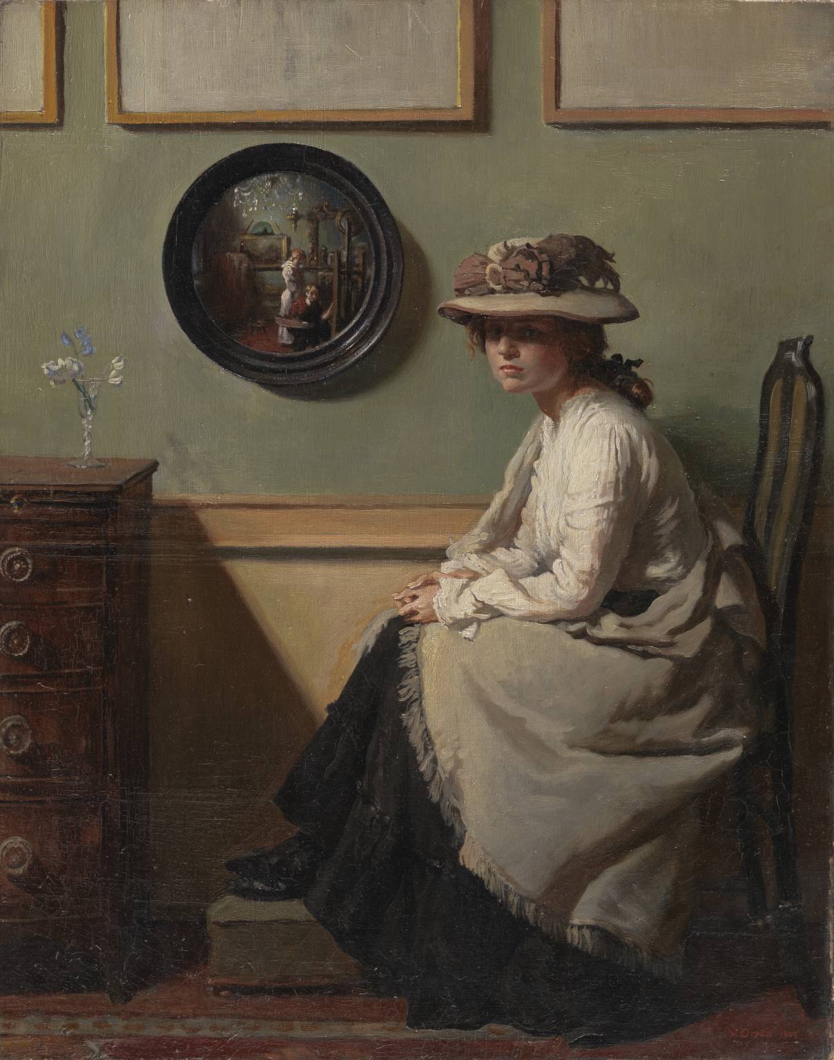 The Mirror 1900 by Sir William Orpen 1878-1931