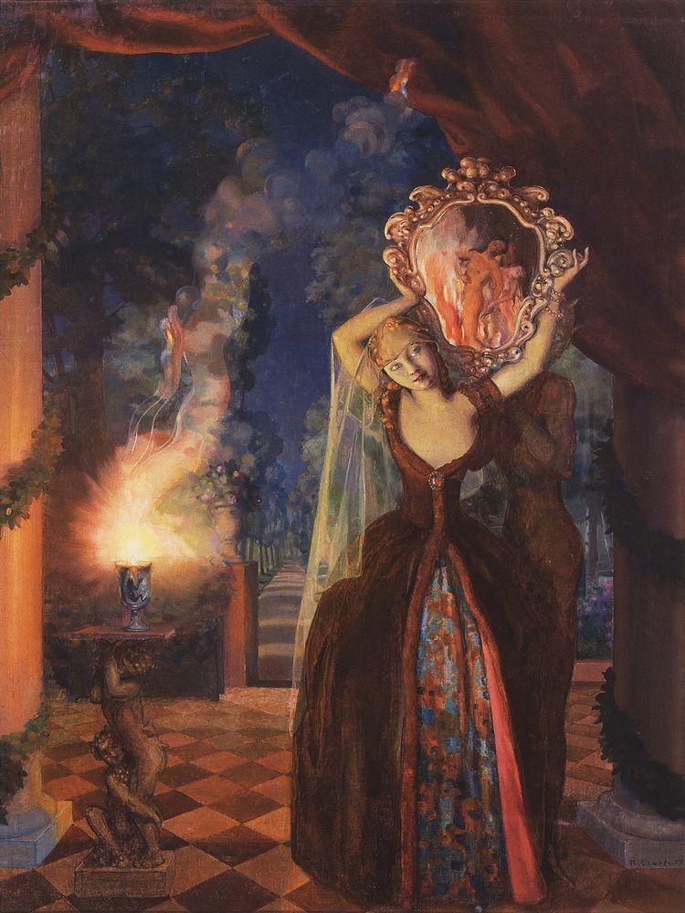 konstantin-somov enchantress 1915