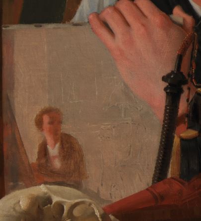 874px-Wilhelm_Bendz_-_A_Young_Artist_(Ditlev_Blunck)_Examining_a_Sketch_in_a_Mirror_-_Google_Art_Project_esquisse