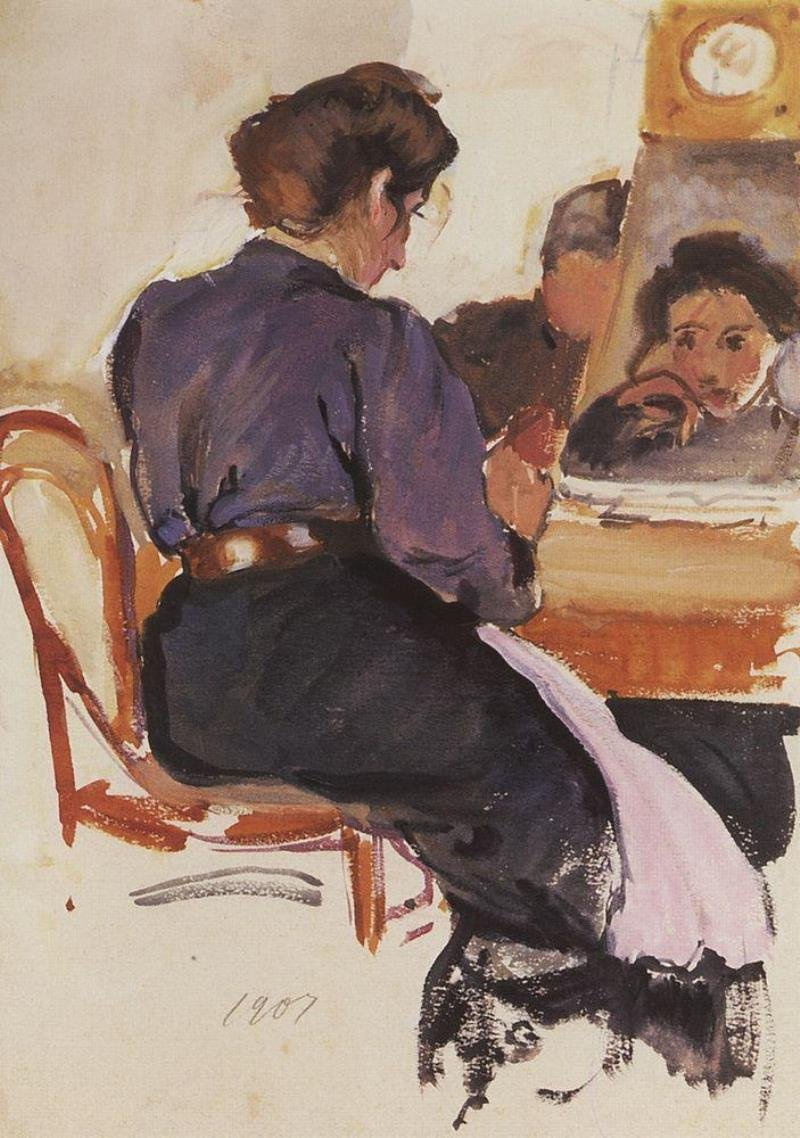 Autoportrait Zinaida Serebriakova 1907