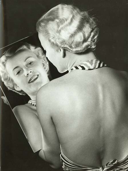 Franz Fiedler - Woman with a Mirror 1930s