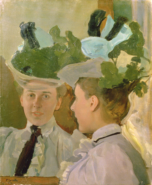 1898 Somov Femme au miroir