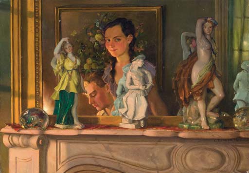 1933 Somov an intimate moment