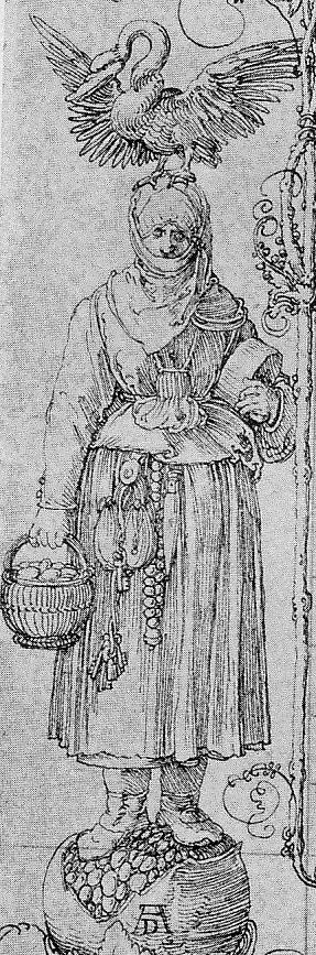 Dürer, Marge du Livre de Prieres de l'Empeureur Maximilien Munich Staatsbibliothek