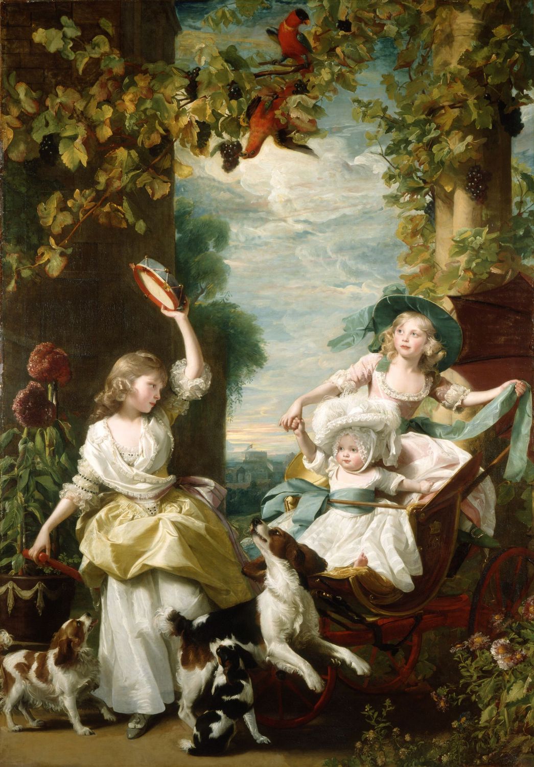 1785 John Singleton Copley The Three Youngest Daughters of King George III, Buckingham Palace