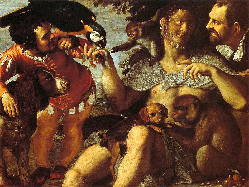 F 1598-1600 Agostino_Carracci_-_Hairy_Harry,_Mad_Peter_and_Tiny_Amon