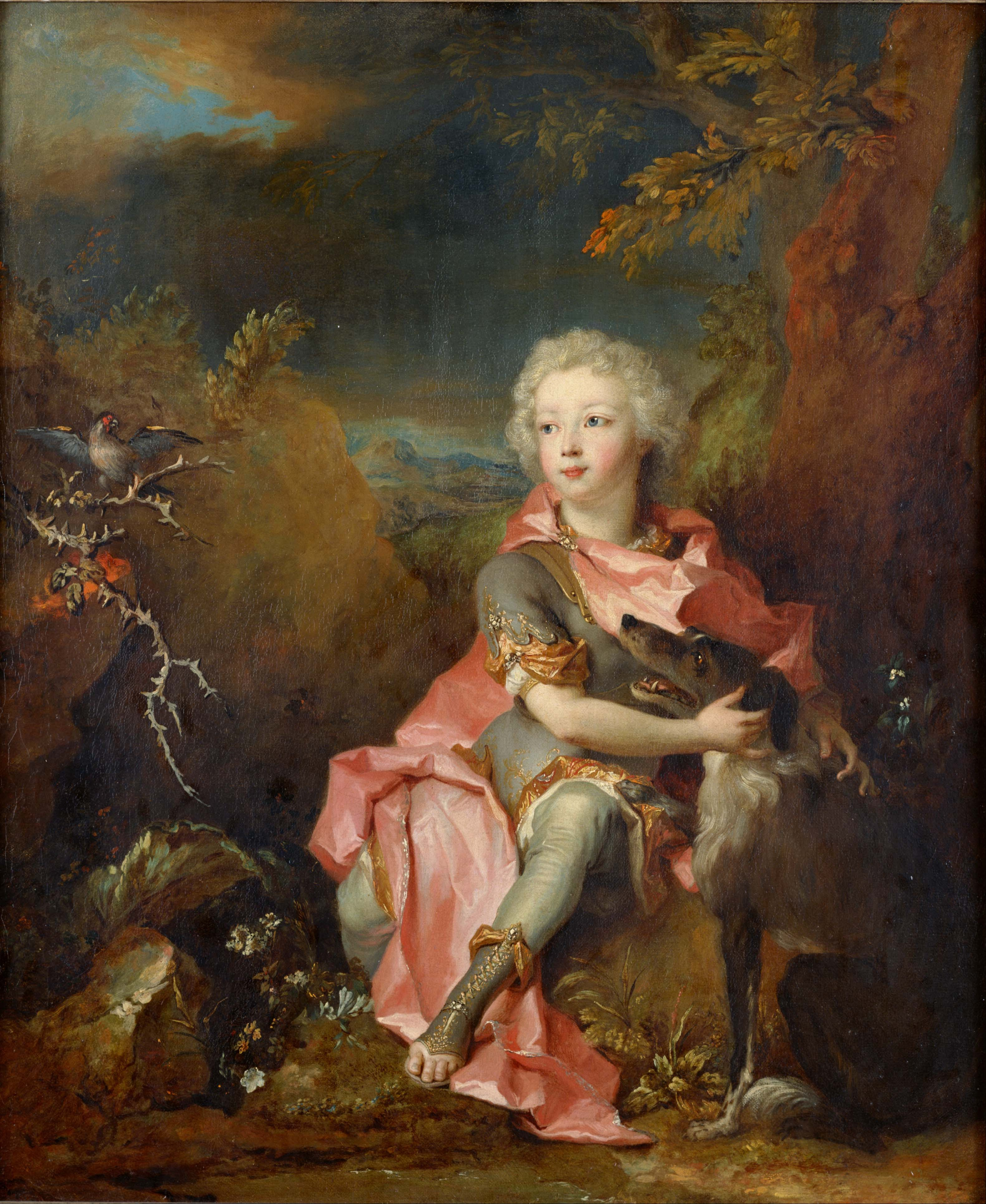 OC_1714 Nicholas de Largilliere (French artist, 1656-1746) Portrait of Young Nobleman Louis, Dauphin of France 1707-1712