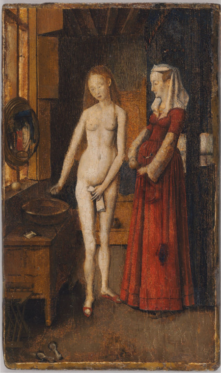 jan-van-eyck-femme a sa toilette-cambridge-fogg-art-museum