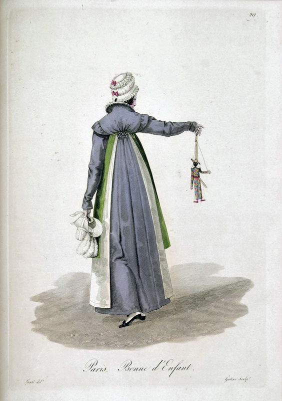 Bonne d'Enfant 1816-24 Georges-Jacques Gatine Costumes Parisiens Les Ouvrieres de Paris
