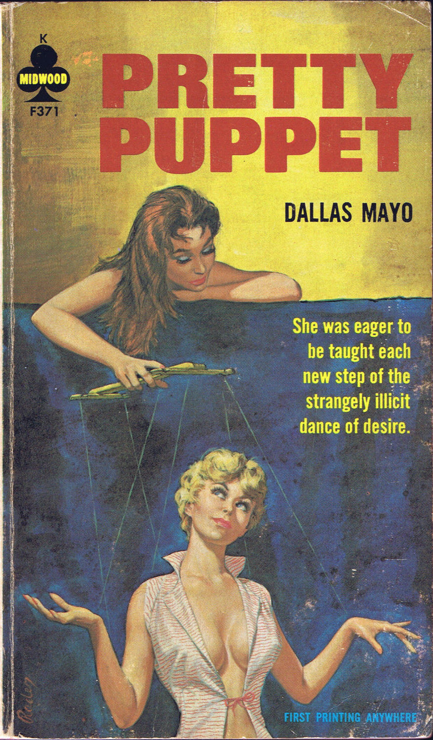 She was eager to be taught each new step of the strange illicit dance of desire Midwood-F371-1964