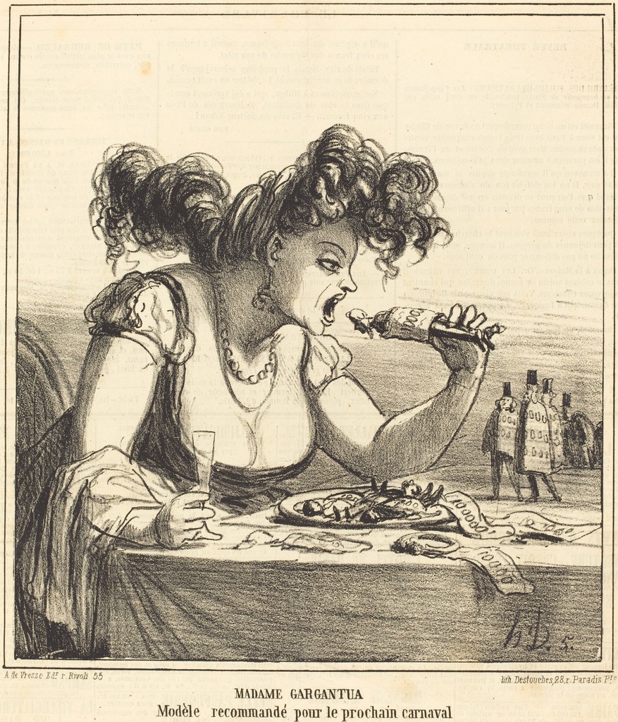 daumier-madame-gargantua-1866