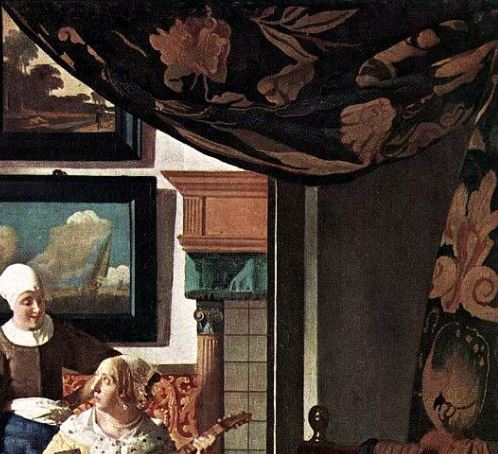 Vermeer Johannes The_Loveletter _rideau