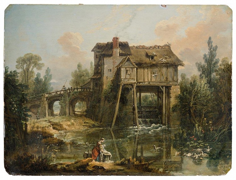 boucher-1739-le-moulin-de-quiquengrogne-a-charenton-coll-part