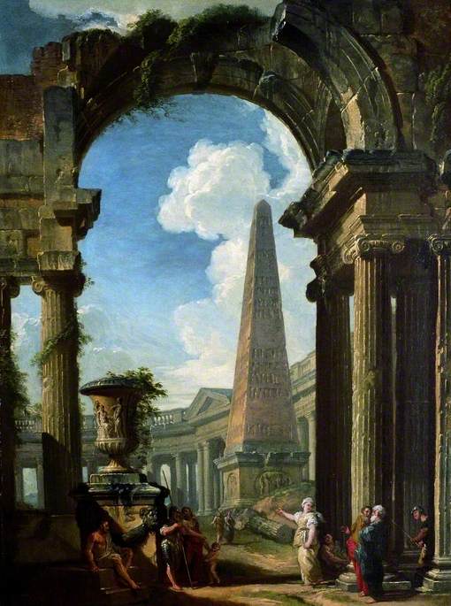  Panini-1719-Ruins-of-a-Temple-with-a-Sibyl-