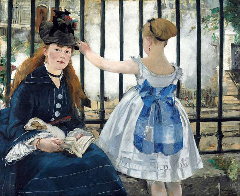 Edouard_Manet_-_Le_Chemin_de_fer_National Gallery of Arts Washington 1872