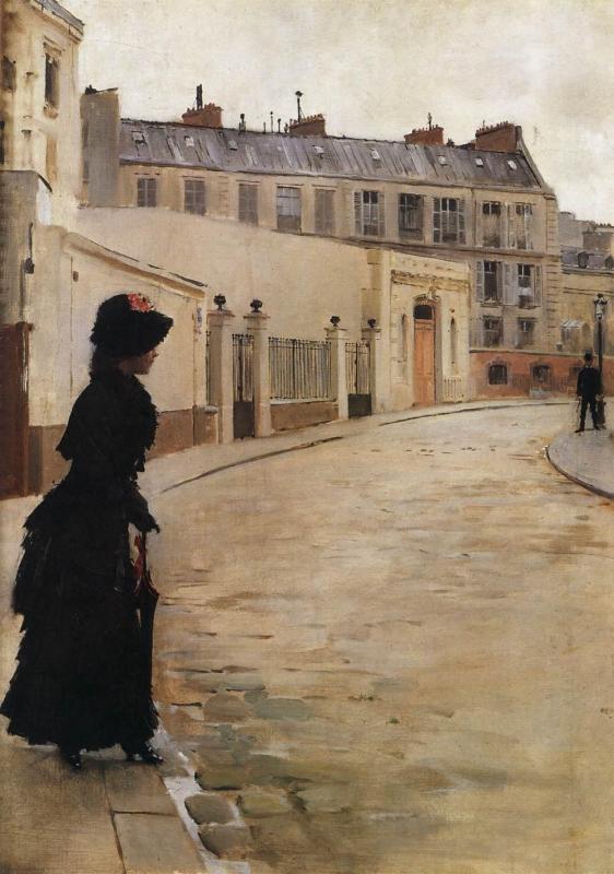 Jean Béraud L'attente, vers 1885 Paris, Musée d'Orsay