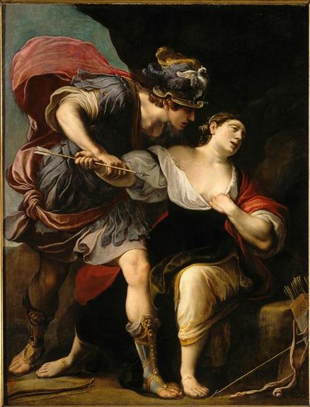 A Renaud et Armide Alessandro Tiarini 1610-15 Lille, Musee des Beaux-Arts,
