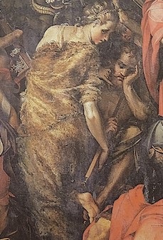 Carlo_Portelli 1566 Immaculate_Conception Florence, Galleria dell'Accademia eglise Ognissanti detail vetu