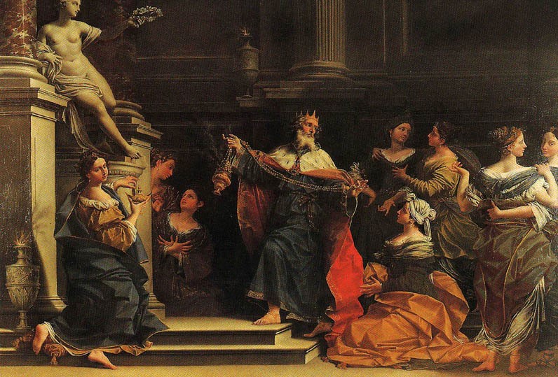 Donato Creti 1720 ca Le roi Salomon sacrifiant aux faux dieux Musee Roger Quilliot Clermont-Ferrand