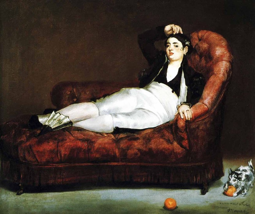 Manet Jeune femme habillee en costume espagnol 1862