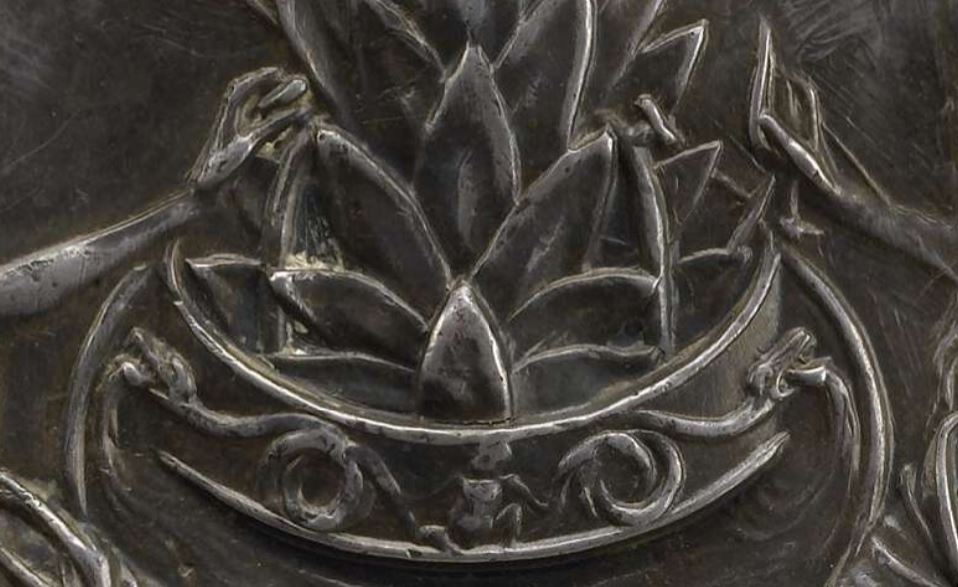 Michelet Saulmon pol de Limbourg 1402 revers de la medaille de Constantin British Museum detail