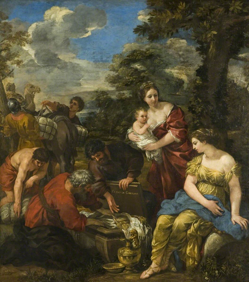 da Cortona, Pietro, 1596-1669; Laban Seeking His Idols